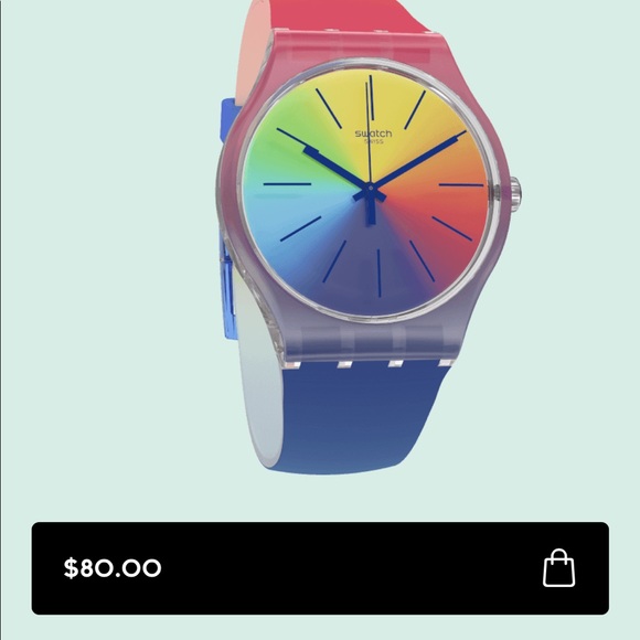swatch rainbow watch strap